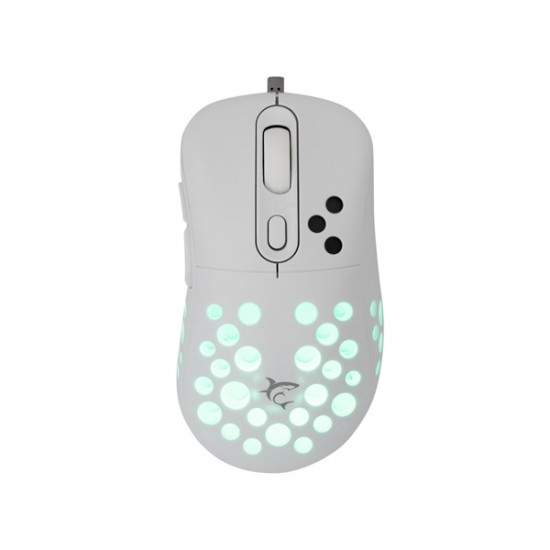 White Shark AZRAEL-W, GM-5013W gamer egér,6D, fehér, 7200 dpi, RGB White Shark AZRAEL-W, GM-5013W gamer egér,6D, fehér, 7200 dpi, RGB