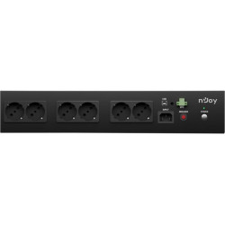 NJOY Szünetmentes Theron 800, 800VA, 480W, Line-Interactive, rack (2U) 8xSchuko