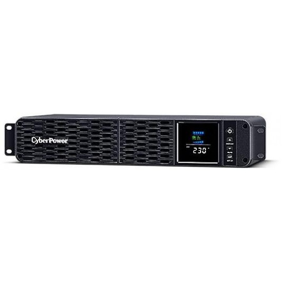 CYBERPOWER UPS 8xIEC C13 ,1xUSB 1200VA 720W Aktív PFC, színuszus szünetmentes,LINE-INTERAKTÍV, AVR, színes LCD, rack