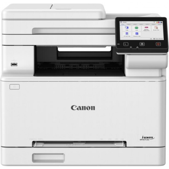 CANON Lézer MFP 4in1 i-SENSYS MF667Cdw, színes, A4, 25 l/p, 1200x1200dpi, duplex, USB/LAN/WiFi, 1GB, ADF