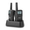 Alecto FR10BU Walkie-Talkie szett ,2 db ,Hatótáv: 10 km , 8 csatorna ,PTT / VOX, 24 órás készenlét, Töltő dokkoló