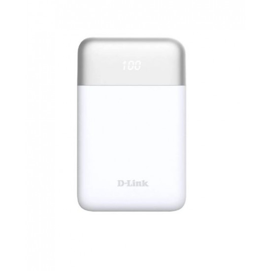 D-LINK DPP-101 10000mAh 1xUSB-C + 1xUSB Fehér Power Bank