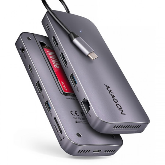 Axagon HMC-12GM2 12in1 USB HUB Axagon HMC-12GM2 12in1 USB HUB