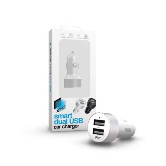 Xprotector Smart Dual USB szivargyújtós töltő fehér (115806) Xprotector Smart Dual USB szivargyújtós töltő fehér (115806)