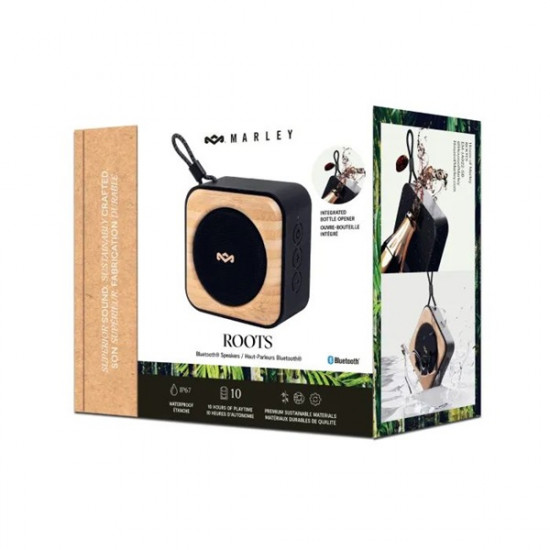 Marley Roots fekete Bluetooth hangszóró Marley Roots fekete Bluetooth hangszóró