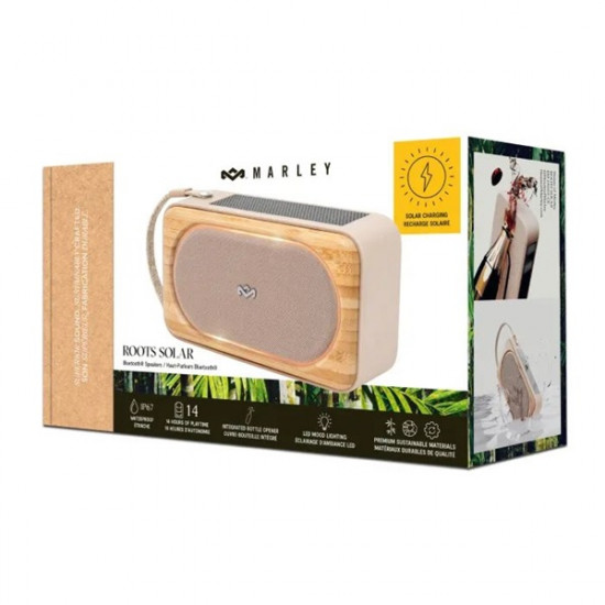 Marley Roots napelemes krém Bluetooth hangszóró Marley Roots napelemes krém Bluetooth hangszóró
