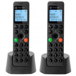 Motorola DOT202 fekete dect telefon