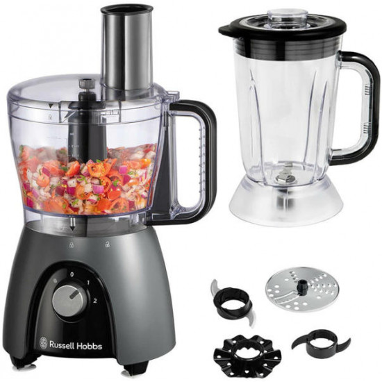 RUSSEL HOBBS DESIRE 27111-56/RH Matte Charcoal konyhai robotgép, többfunkciós, matt antracit