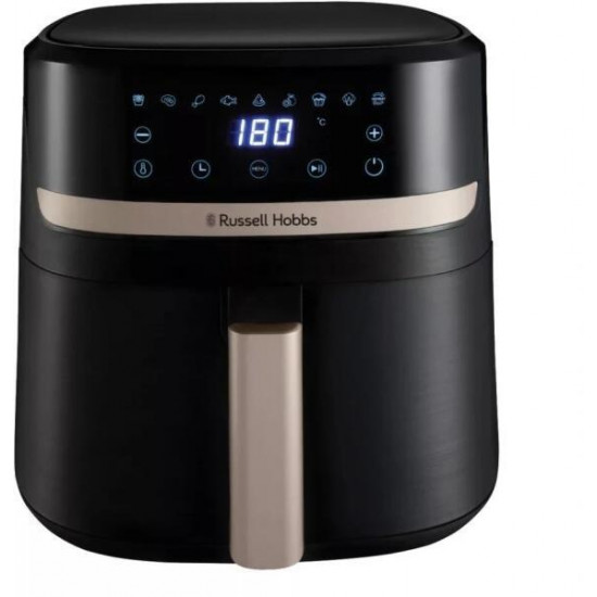 RUSSEL HOBBS SATISFRY 27630-56/RH 8,3L air fryer, fekete–champagne RUSSEL HOBBS SATISFRY 27630-56/RH 8,3L air fryer, fekete–champagne