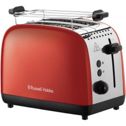 RUSSEL HOBBS Colours Plus 26554-56/RH 2 szeletes kenyérpirító, piros