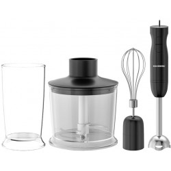 Hausberg HB-7701AB 500W fehér üvegkancsóval, aprítóval 3in1 botmixer szett