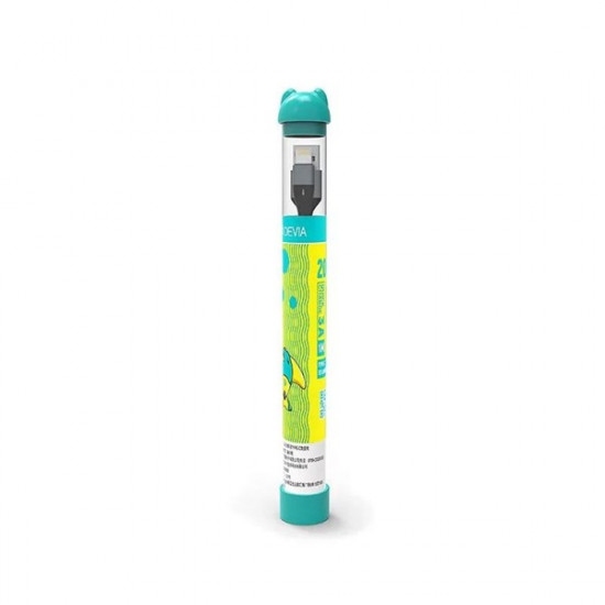 DEVIA ST101708 Gracious Tube USB/Lightning adat-és töltőkábel, fekete, 1m DEVIA ST101708 Gracious Tube USB/Lightning adat-és töltőkábel, fekete, 1m