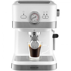 SENCOR SES 1720WH Karos presszó kávéfőző, víztartály:1,5L, 1050W, Fehér