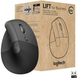 LOGITECH LIFT Vertical Ergonomic Bluetooth Optikai Grafitszürke  Egér
