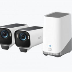 ANKER EUFYCAM S3 Pro Biztonsági Kamera Rendszer (2+1) 4K UHD, Beépített Napelem, BionicMind, kültér (T88923W1)