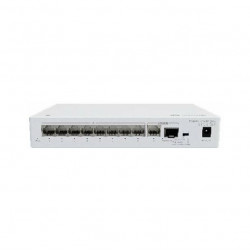 Huawei eKit Switch 8x1000Mbps + 1x1000Mbps + 1x1000Mbps SFP, Nem menedzselhető, Asztali, fanless - S110-8T2ST
