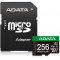 ADATA SPEED PLUS 256GB MicroSDXC Memóriakártya + Adapter UHS-I U3 (180/160)