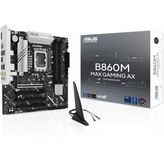 ASUS B860M MAX GAMING AX INTEL B860, mATX Alaplap S1851