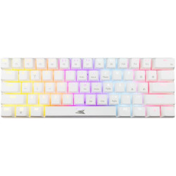 Baracuda DOLPHIN-W/R-US, BGK-03211W/R-US  fehér mechanikus gamer billentyűzet piros kapcsolóval, angol