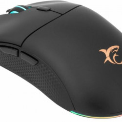 White Shark BAGDEMAGUS-B, GM-5010B gamer egér, 6D, fekete, 7200 dpi, RGB
