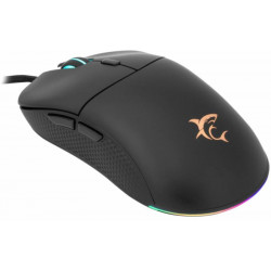 White Shark BAGDEMAGUS-B, GM-5010B gamer egér, 6D, fekete, 7200 dpi, RGB