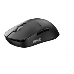 AVAX LW03 PRO PAW3395 Tri-mode 8k lightweight fekete gamer egér