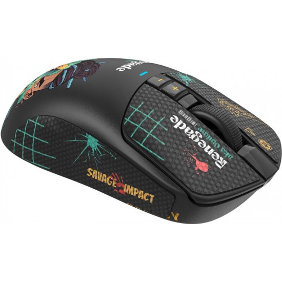 A4-Tech Bloody R72 Ultra Duo Renegade Midnight vezeték nélküli fekete gamer egér