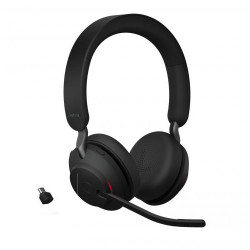JABRA Fejhallgató - Evolve2 65 MS Stereo Bluetooth, USB-C Vezeték Nélküli, Mikrofon