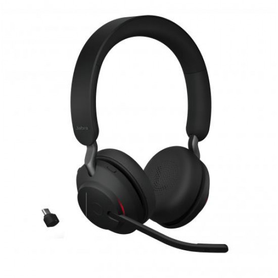 JABRA Fejhallgató - Evolve2 65 MS Stereo Bluetooth, USB-C Vezeték Nélküli, Mikrofon JABRA Fejhallgató - Evolve2 65 MS Stereo Bluetooth, USB-C Vezeték Nélküli, Mikrofon