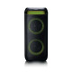 Lenco PA-210BK Bluetooth 5.3 bulihangszóró beépített világítással , TWS, 100W erősítővel, 2x mikrofon bemenet