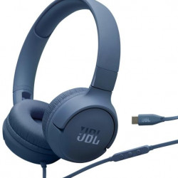 JBL Tune 530 USB-C vezetékes kék fejhallgató