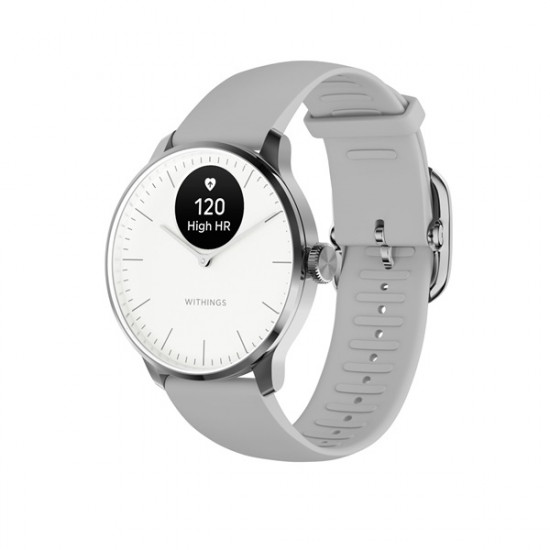 Withings HWA11-model 3 ScanWatch Light 37mm fehér okosóra Withings HWA11-model 3 ScanWatch Light 37mm fehér okosóra