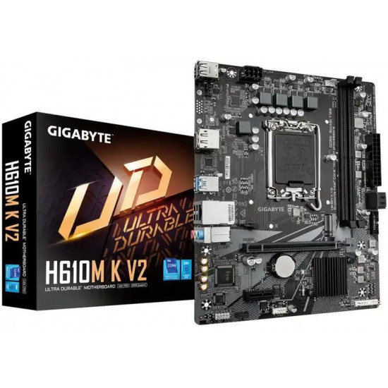 GIGABYTE H610M H V2 INTEL H610, mATX Alaplap S1700 GIGABYTE H610M H V2 INTEL H610, mATX Alaplap S1700