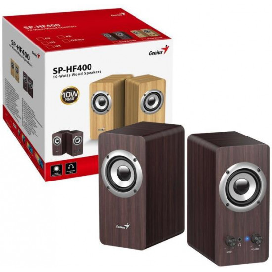 GENIUS 2.0 Hangszóró SP-HF400 Jack 10 Watt, Sötétbarna GENIUS 2.0 Hangszóró SP-HF400 Jack 10 Watt, Sötétbarna
