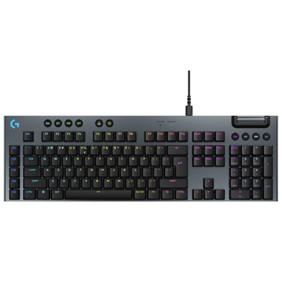Logitech G915 X Corded US vezetékes fekete billentyűzet Logitech G915 X Corded US vezetékes fekete billentyűzet