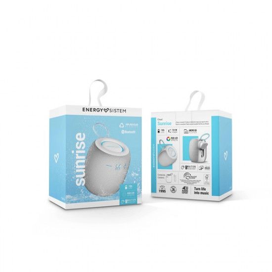 Energy Sistem EN 458288 Sunrise felhőszürke Bluetooth hangszóró Energy Sistem EN 458288 Sunrise felhőszürke Bluetooth hangszóró
