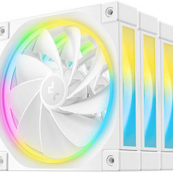 DEEPCOOL FL12 3IN1, ARGB, 12cm, fehér (3 darab/csomag) Rendszerhűtő Ventilátor