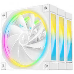 DEEPCOOL FL12 3IN1, ARGB, 12cm, fehér (3 darab/csomag) Rendszerhűtő Ventilátor
