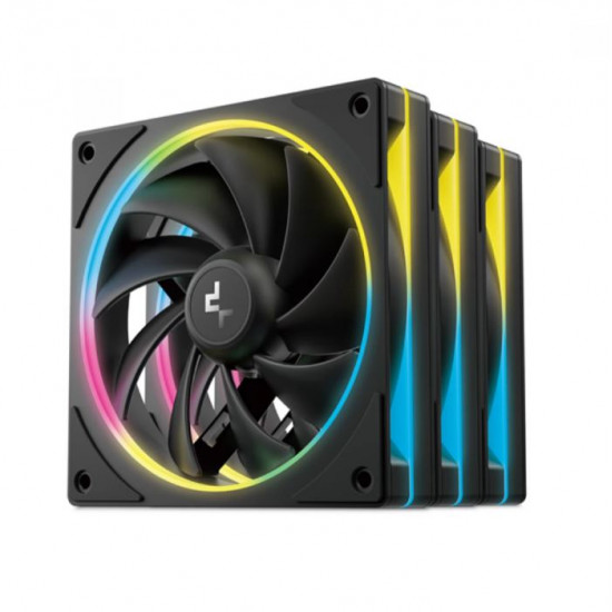 DEEPCOOL FL12 SE 3IN1 ARGB, 12cm, (3 darab/csomag) Rendszerhűtő  Ventilátor