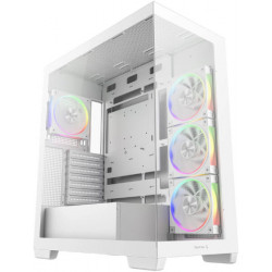 DEEPCOOL CG580 4F V2 WH Tápegység nélkül, Fehér Üvegfalú Ház ATX
