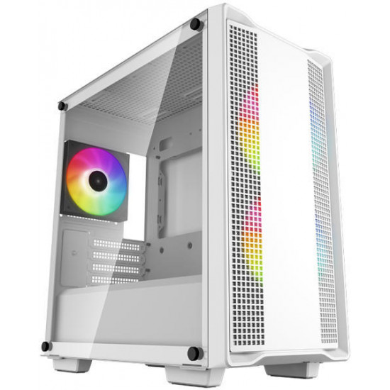 DEEPCOOL CC360 White ARGB Tápegység nélkül, Fehér Üvegfalú Ház Micro ATX DEEPCOOL CC360 White ARGB Tápegység nélkül, Fehér Üvegfalú Ház Micro ATX