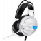 BARACUDA BGH-031W CONCH-W vezetékes gamer fejhallgató mikrofonnal, fehér
