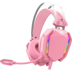 BARACUDA BGH-041P SEAGUL-P gamer fejhallgató mikrofonnal, pink