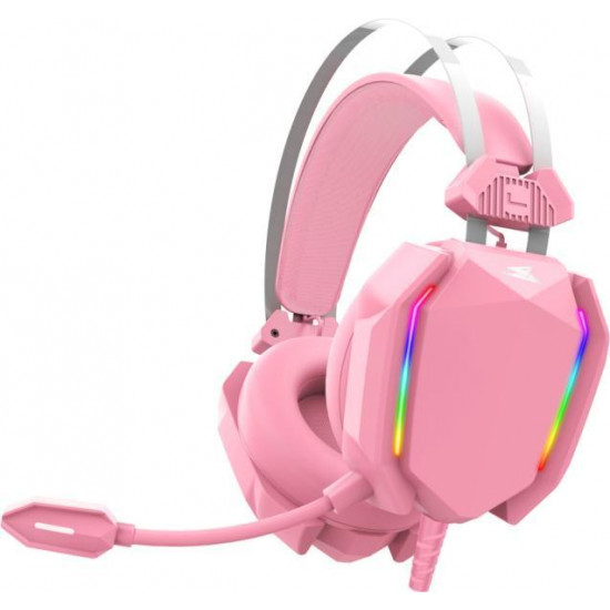BARACUDA BGH-041P SEAGUL-P gamer fejhallgató mikrofonnal, pink BARACUDA BGH-041P SEAGUL-P gamer fejhallgató mikrofonnal, pink