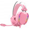 BARACUDA BGH-041P SEAGUL-P gamer fejhallgató mikrofonnal, pink