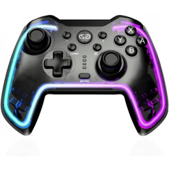 BLACKBIRD Kontroller - Nintendo Switch/Lite/OLED/Android/IOS/PC, Vezeték nélküli Bluetooth 5.0, Átlásztó Fekete RGB