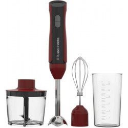 RUSSEL HOBBS DESIRE 27140-56/RH 3 in 1 kézi botmixer, piros, többfunkciós (botmixer–aprító–habverő)