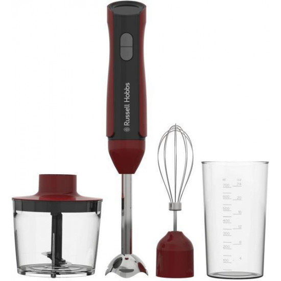 RUSSEL HOBBS DESIRE 27140-56/RH 3 in 1 kézi botmixer, piros, többfunkciós (botmixer–aprító–habverő) RUSSEL HOBBS DESIRE 27140-56/RH 3 in 1 kézi botmixer, piros, többfunkciós (botmixer–aprító–habverő)