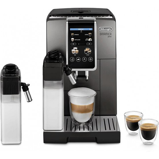 DELONGHI ECAM380.95.TB Dinamica Plus automata kávéfőző, tartály: 1,8 l, 1450W, Ezüst