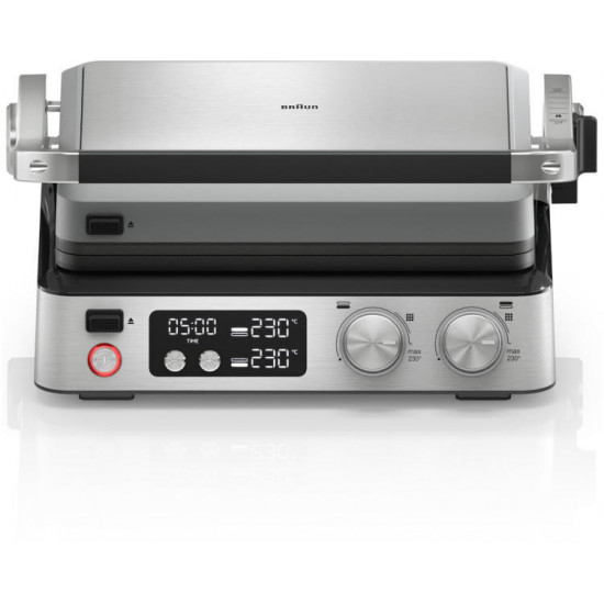 BRAUN CG7044 MultiGrill 7 rozsdamentes acél kontakt grill, 2000W, Inox